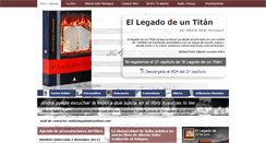 Desktop Screenshot of legadodeuntitan.com