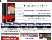 Tablet Screenshot of legadodeuntitan.com